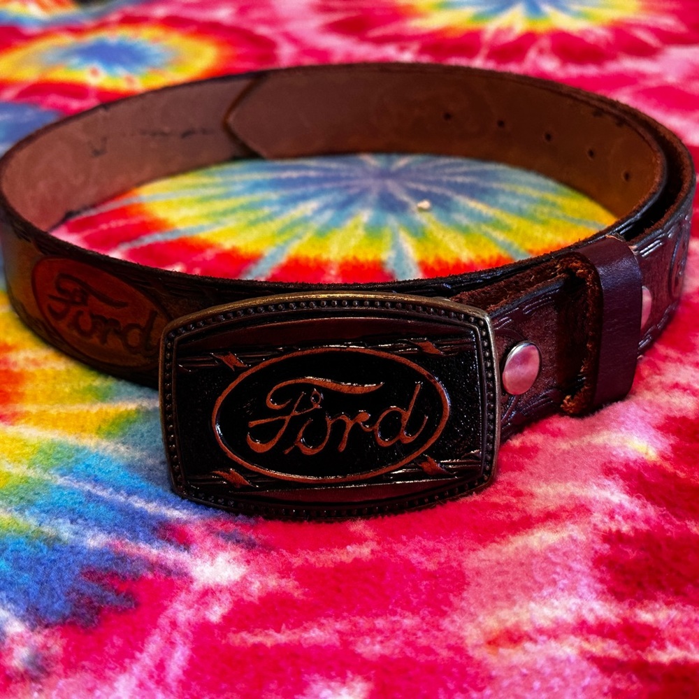 Ford Leather Belt